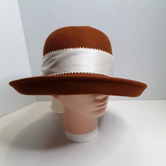 Vintage Bollman Hat Co. Women\'s Vintage 100% Wool Brown Hat main image 5